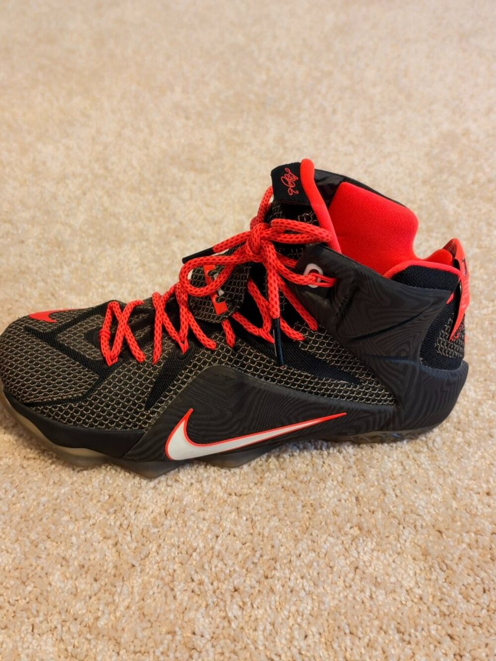 Nike LeBron 12 Court Vision Size 9 - Like New